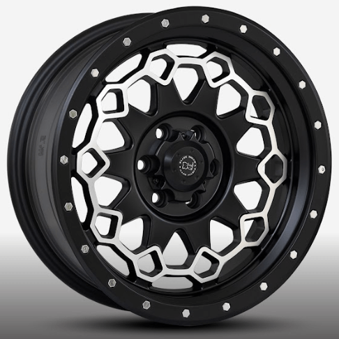 RW® - 17X9.0 6X114.3 ET0 CB66.1 SMATE B/MACHINED R