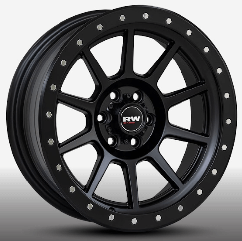 RW® - 17X9.0 6X114.3 ET-12 CB66.1 SMATE BLACK R