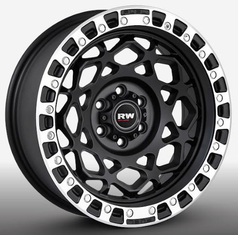 RW® - 17X9 6X114.3 ET0 CB66.1 SMATEBLACK/RING POLISH-R