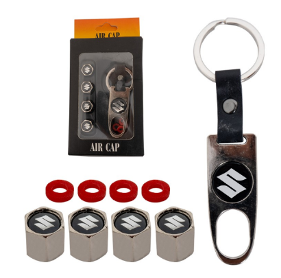 KIT LLAVERO SUZUKI CON TAPA MUÑON NEGRO 5 PZS