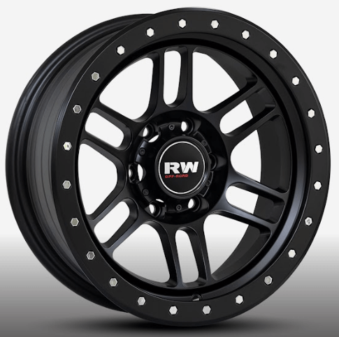 RW® - 17X9.0 6X139.7 ET-12 CB108.2 SMATE BLACK R