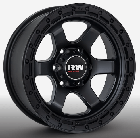 RW® - 17X9 6X139.7 ET-10 CB110.5 SMATEBLACK