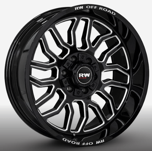 RW® - 20x10 6X135 ET-19 CB87.1 BLACK/MILLED