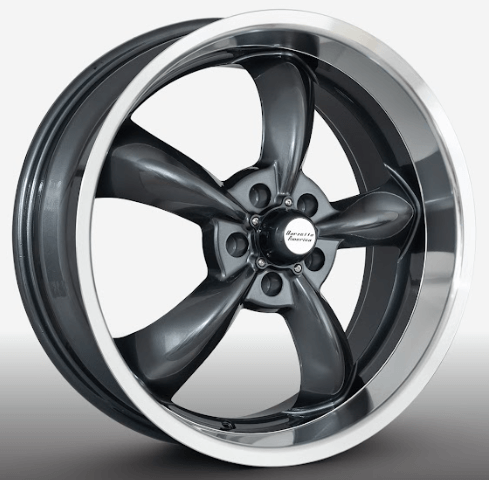 RW® - 20x8.5 5X114.3 ET35 CB73.1 GUN METAL LIP POLISH