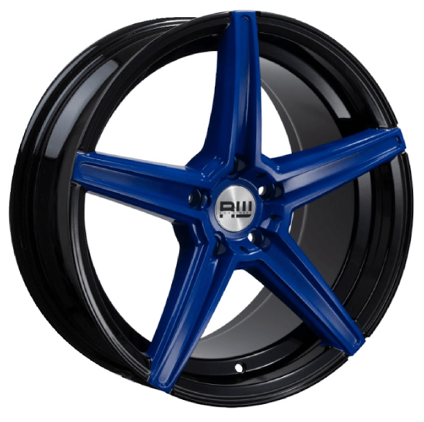 RW® - 18X8.5 5X114.3 ET45 CB73.1 BLACK/BLUE