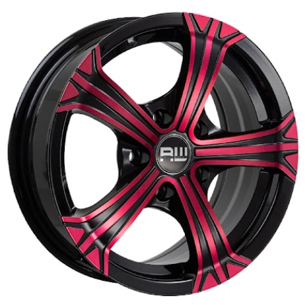 RW® - 15X6.5 5X114.3 ET35 CB73.1 B/RED MACHINED