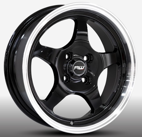 RW® - 15X7 4X100 ET35 CB73.1 BLACK/LP
