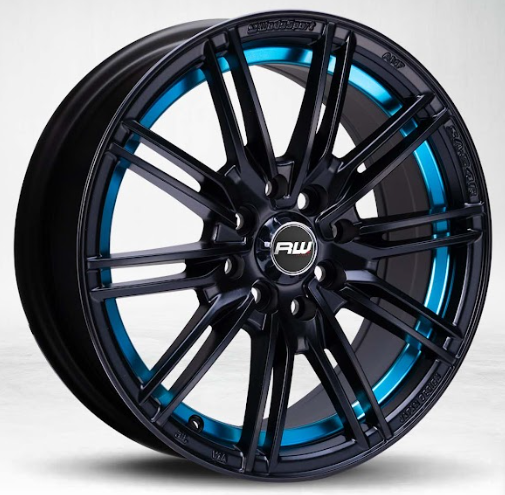 RW® - 15X7 4X100/4X114.3 ET35 CB73.1 SMATE B/BLUE UNDERCUT