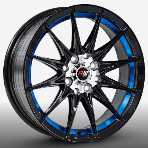 RW® - 15X7 4X100/4X114.3 ET35 CB73.1 B/BLUE UNDERCUT