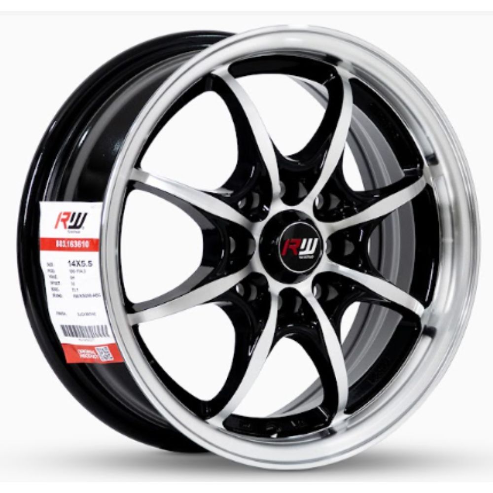 ARO 14X5.5 100/114.3x8 ET35 CB73.1 BLACK MACHINE