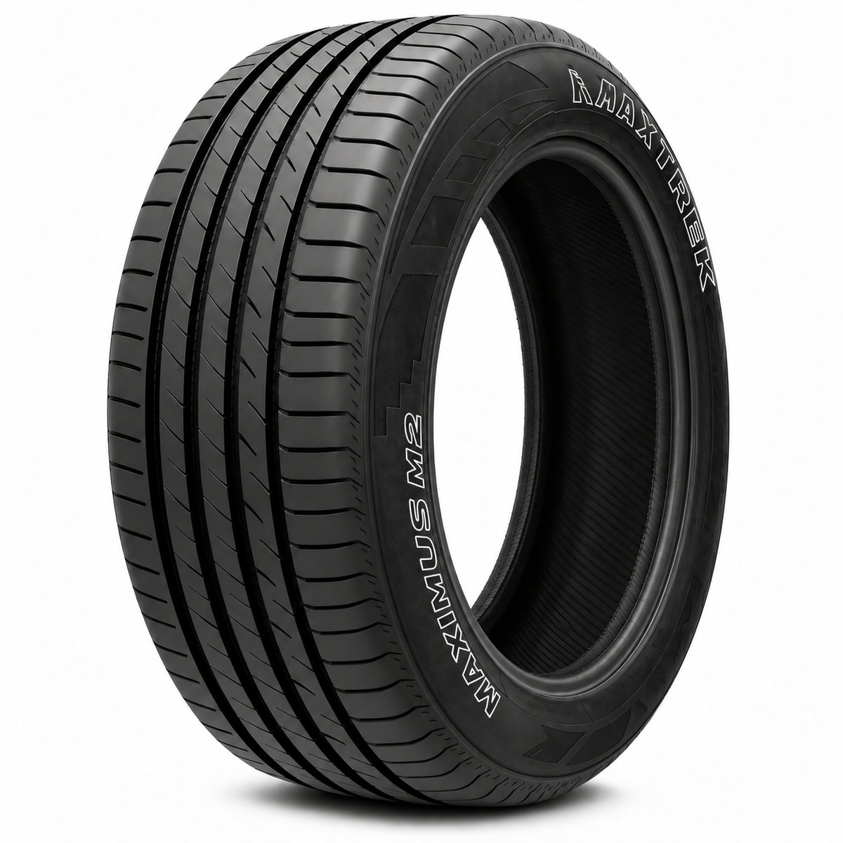 MAXTREK MAXIMUS M2 sin aro — vista diagonal, letras blancas