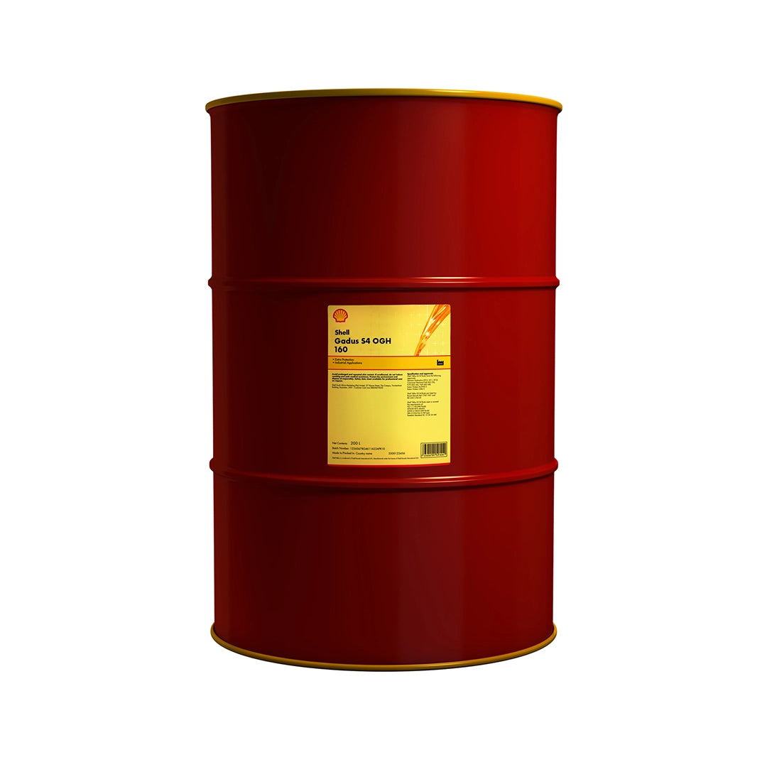 Imagen de Shell GADUS S4 OGH 160, comercializado en 55 KG. Mantallanta, Ecuador.