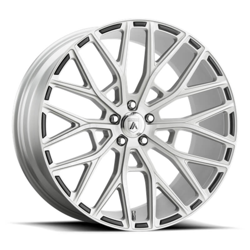 ASANTI® LEO - 20X8.5 (5X114.3) ET+38 BRUSHED SILVER