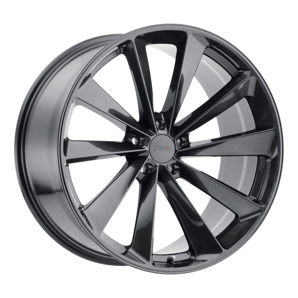 TSW® AILERON - 22X9.0 5X108 ET+35 CB72.6 METALLIC GUNMETAL