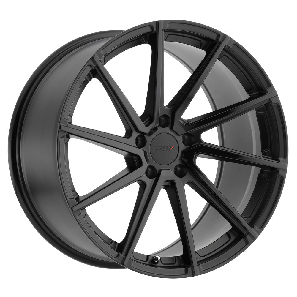 TSW® WATKINS - 20X10.0 (5X114.3) ET+40 CB76 MATTE BLACK/GLOSS BLACK