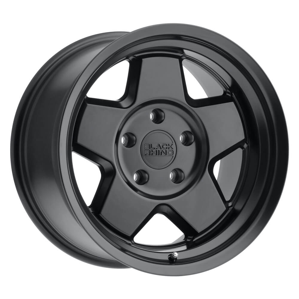 BLACK RHINO® REALM - 20X9.5 (6X114.3) ET0 CB76 SATIN BLACK