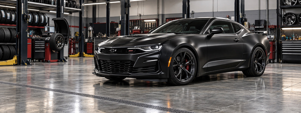 Chevrolet Camaro 6.2L manual 2022 en taller