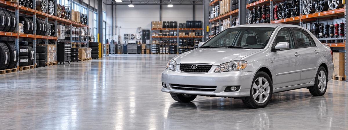 Banner de repuestos compatibles para Toyota Corolla