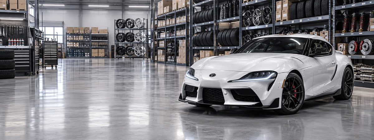Banner de repuestos compatibles para Toyota GR Supra
