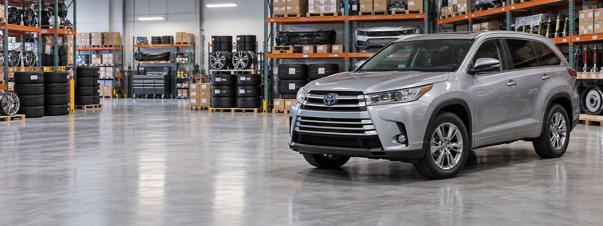 Banner de repuestos compatibles para Toyota Highlander