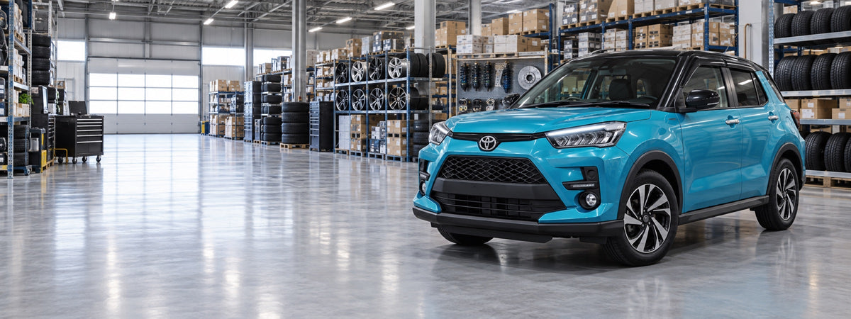 Banner de repuestos compatibles para Toyota Raize