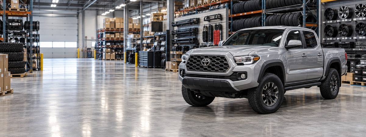 Banner de repuestos compatibles para Toyota Tacoma