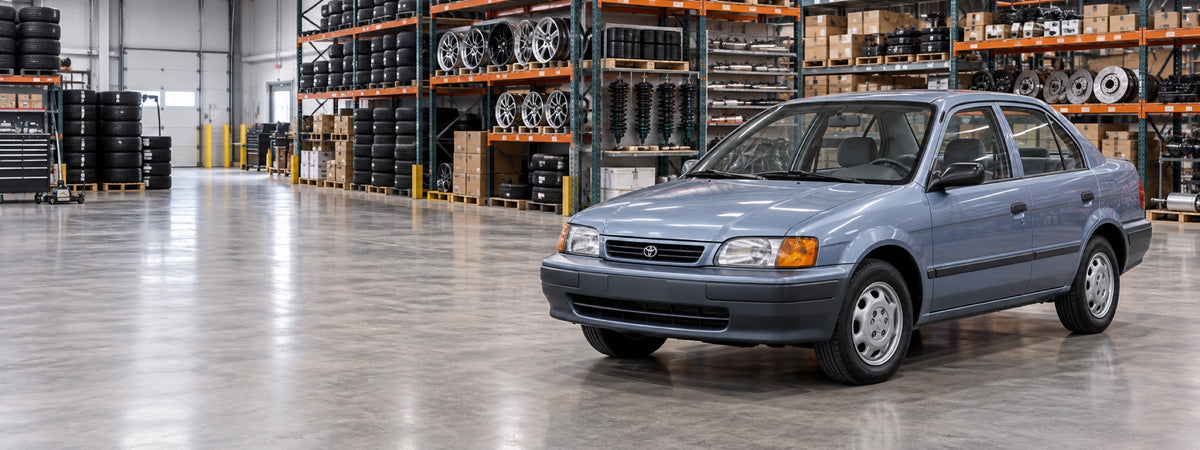 Banner de repuestos compatibles para Toyota Tercel