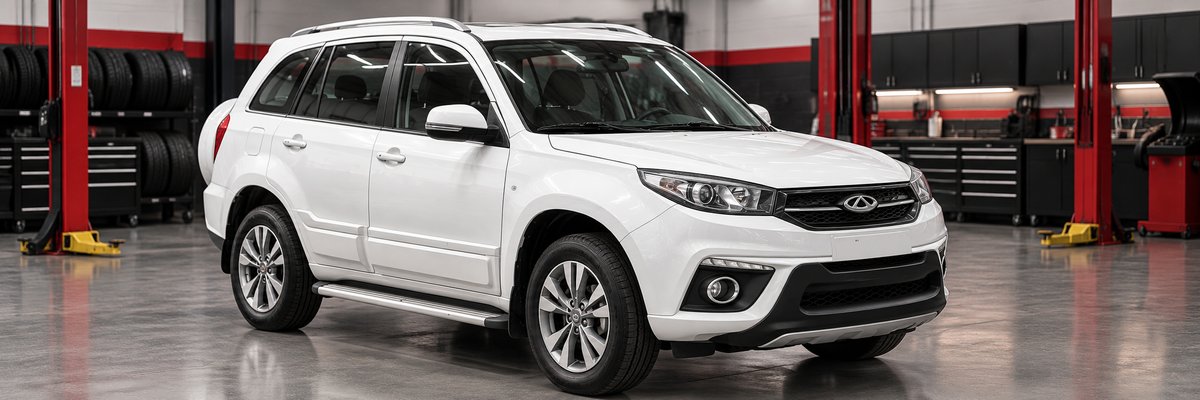Chery Tiggo 3 2017 en un taller