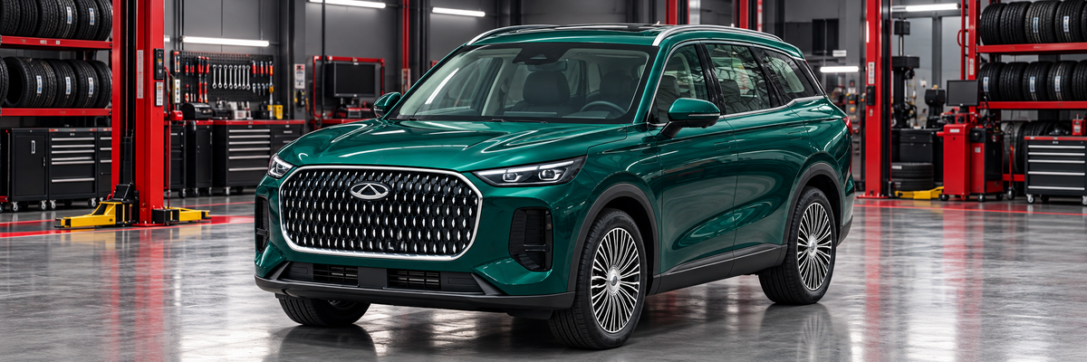 Chery Tiggo 9 Pro Max PHEV en taller
