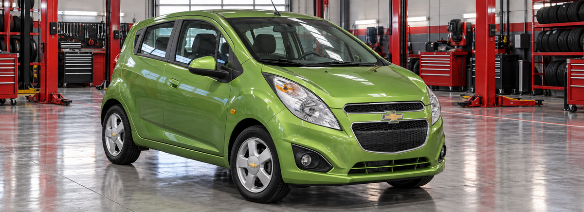Chevrolet Spark GT y GT Full 1.2L 2011-2018 en un taller de llantas
