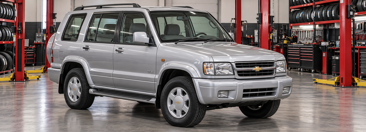 Chevrolet Trooper Wagon y DLX 3.2L 5 puertas 1994-2003 en un taller de llantas