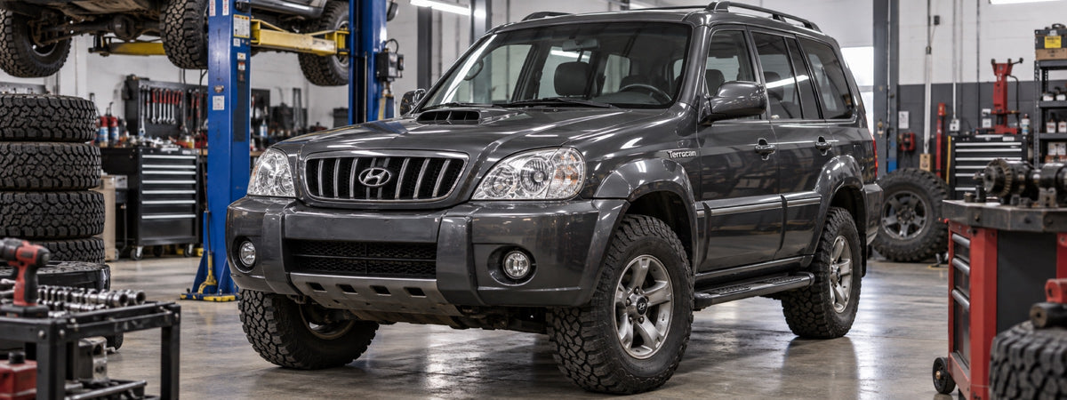 Hyundai Galloper 3.0L V6 1998-1999 en taller