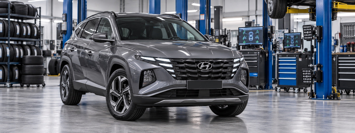 Hyundai Tucson NX4 2.0L/1.6L Híbrido 2025-2026 en taller