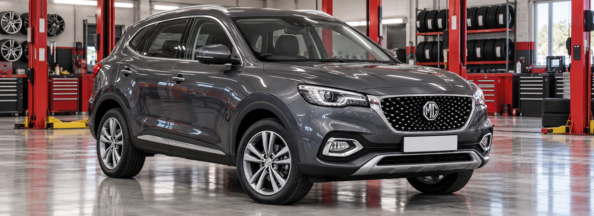 MG HS I 1.5 2020-2023 en un taller de llantas