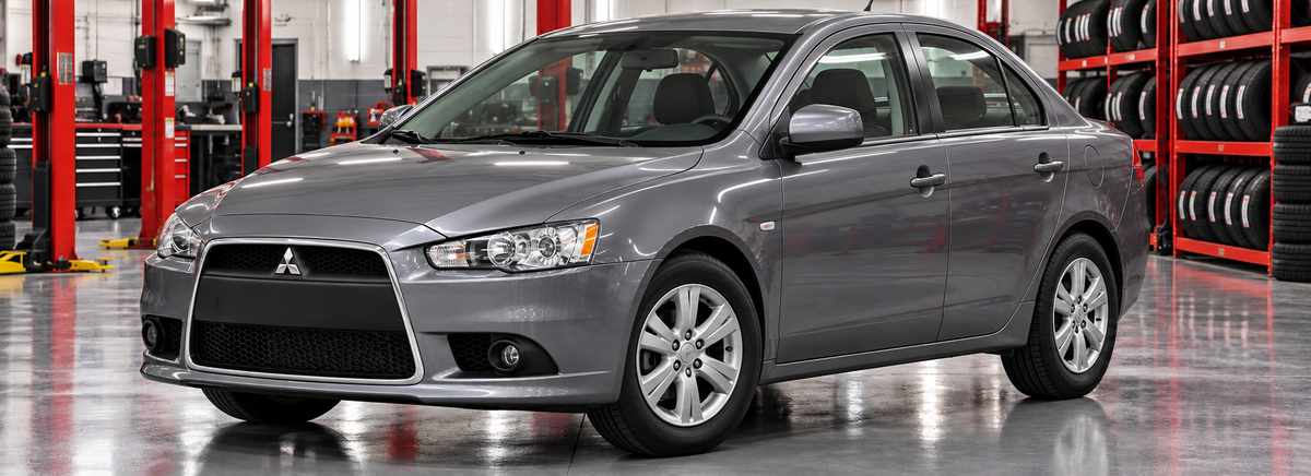 Mitsubishi Lancer CY GLX 1.6 rin 16 2011-2012 en un taller de llantas