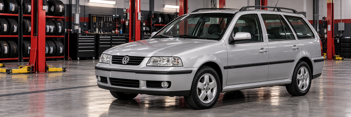 Volkswagen Parati 1.8L y Sport 2001-2007 en un taller de llantas