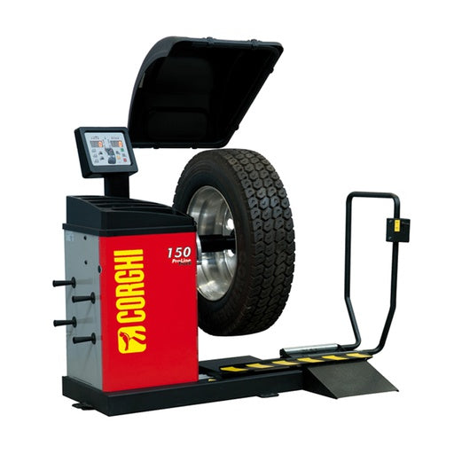 BALANCEADORA DOBLE (CAMION) ARO 9"-28" (AUTOMATICO) (8"-35"), 115V/1PH/60HZ CORGHI
