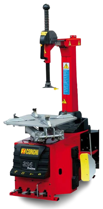 DESENLLANTADORA PROLINE 324 PARA VEHICULOS ARO 11-24" (LIVIANO), 230V/1PH/60HZ CON INFLADOR CORGHI