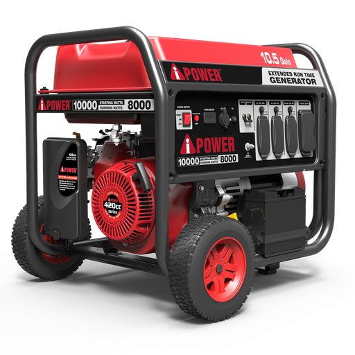GENERADOR ELÉCTRICO PORTÁTIL 10KW ('MONOFÁSICO (1)' * 120 / 240V - 60HZ) 'GASOLINA' OHV 420CC IPOWER