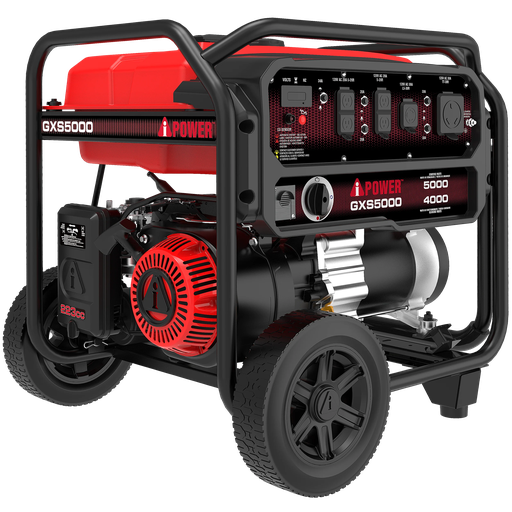 GENERADOR ELÉCTRICO PORTÁTIL 5KW SENSOR CO ('MONOFÁSICO (1)' * 120V - 60HZ) 'GASOLINA' OHV 223CC AIPOWER