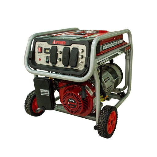 GENERADOR ELÉCTRICO PORTÁTIL 5KW ('MONOFÁSICO (1)' * 120 / 240V - 60HZ) 'GASOLINA' OHV 223CC - 7,5HP IPOWER