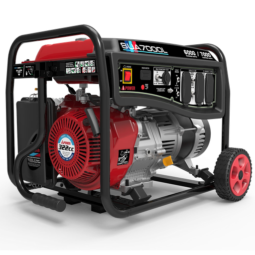 GENERADOR ELÉCTRICO PORTÁTIL 7KW ('MONOFÁSICO (1)' * 120 / 240V - 60HZ) 'GASOLINA' OHV 322CC IPOWER
