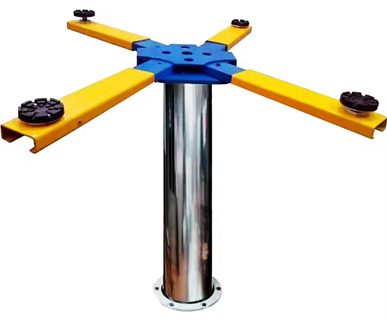 ELEVADOR DE 1 POSTE 4T (1 * 220V - 60HZ) BRAZOS OSCILANTES AJUSTABLES '2 ETAPAS' |LAVADO| WALKER