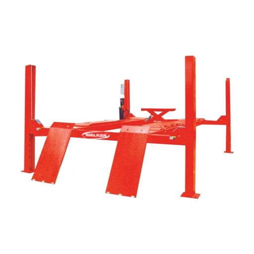 ELEVADOR 4 POSTES 4T ('MONO' 1 * 220V - 60HZ) |LONGITUD DE RAMPAS: 4700MM| WALKER