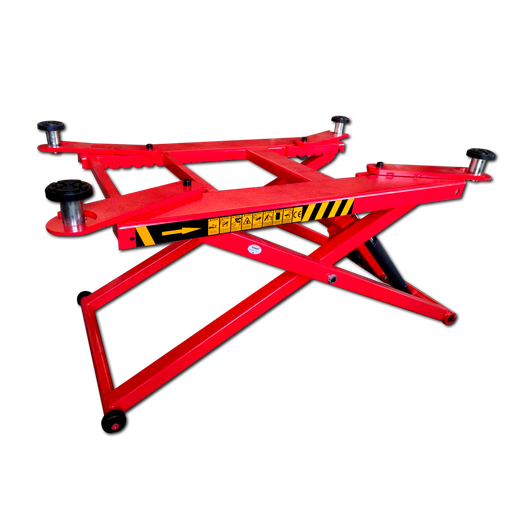 ELEVADOR DE TIJERA MOVIL 2.8T (1 * 220V - 60HZ) WALKER. ELEVACION MAX. 1.25M , BLOQUEO MANUAL