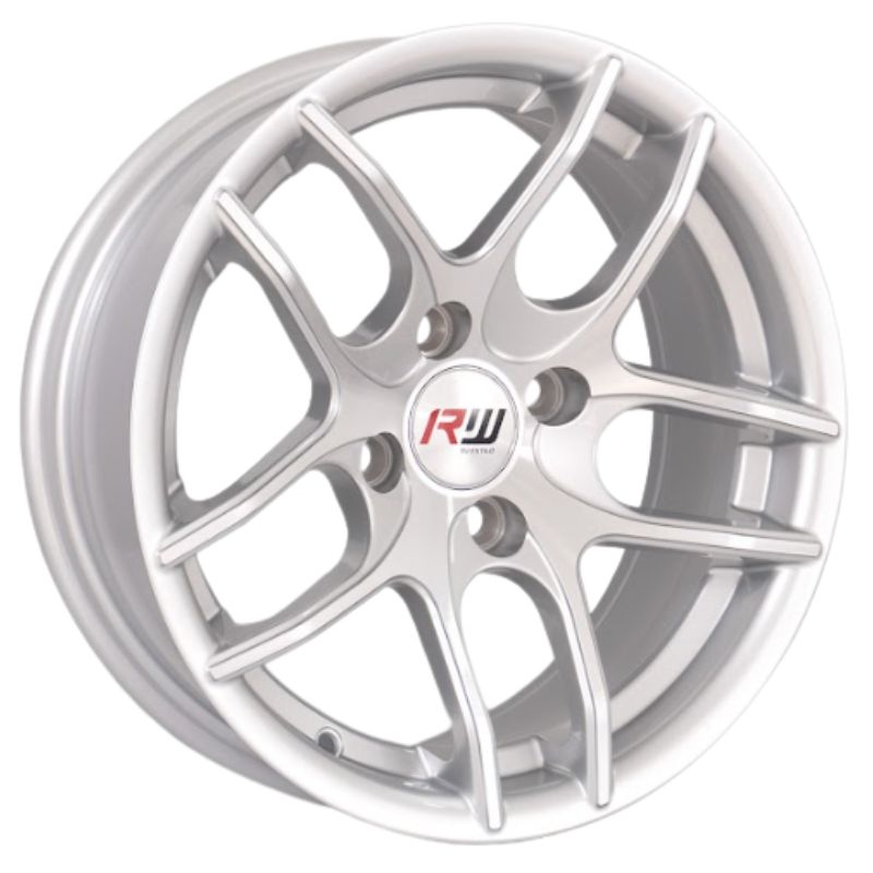 RW® - 14X7.0 4X100 ET20 CB73.1 SILVER MACHINED