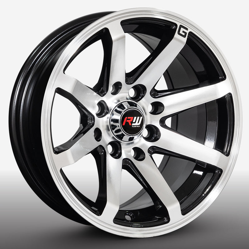 RW® - 13x7 4X100/4X114.3 ET15 CB73.1 BM