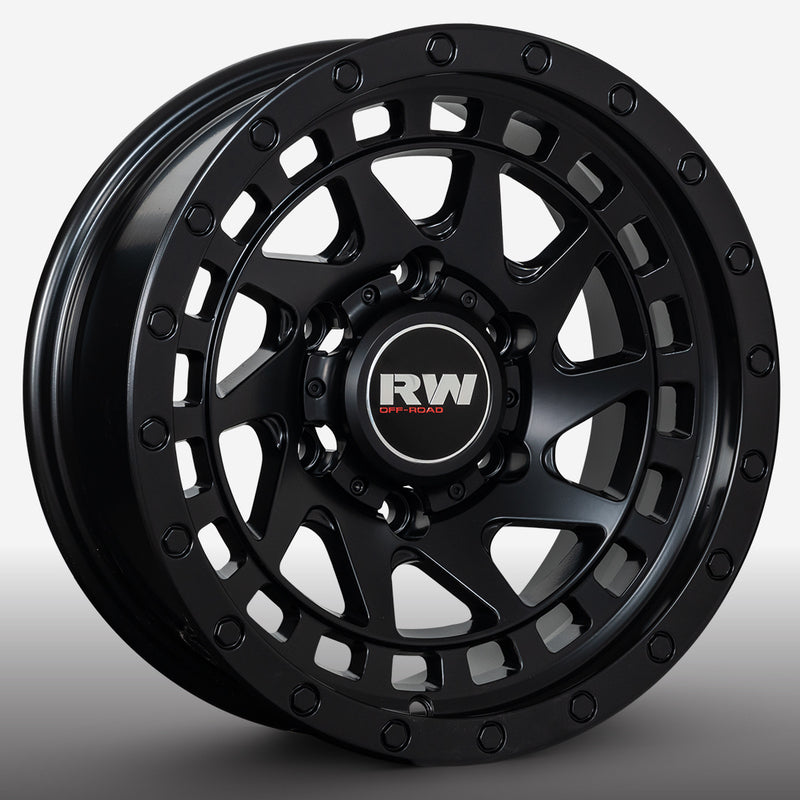 RW® - 15X8 6X139.7 ET-10 CB110.5 SMATE BLACK