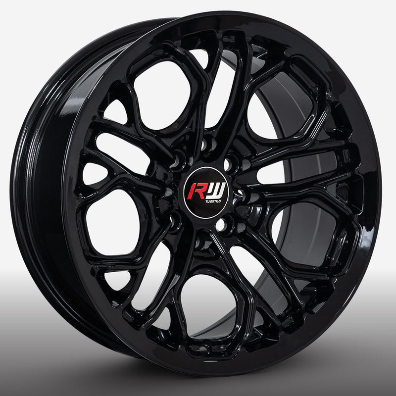 RW® - 15X8 4X100/4X114.3 ET20 CB73.1 BLACK