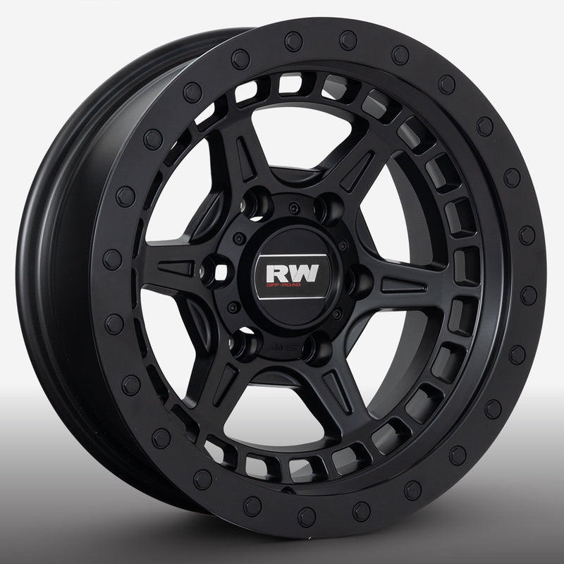 RW® - 16x8 6X139.7 ET-15 CB110 SMATE BLACK